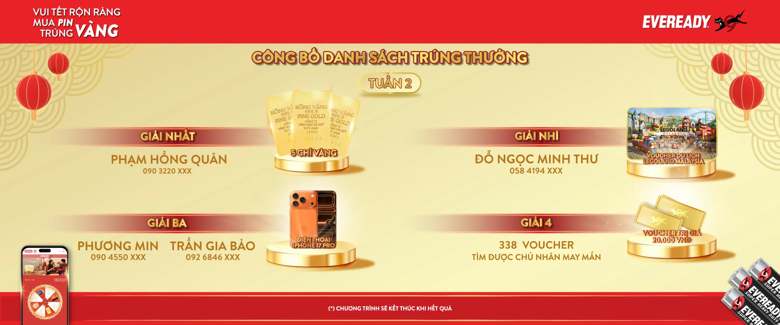 Winner Announcement W2 - Landing Page